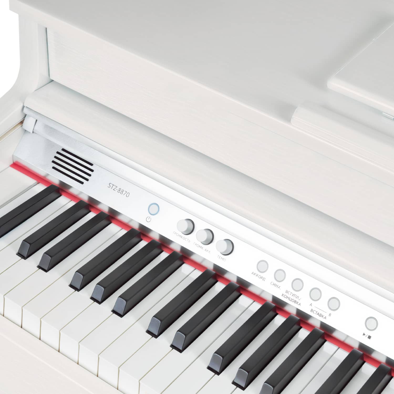 Цифровое пианино Tesler STZ-8870 White - фото 4