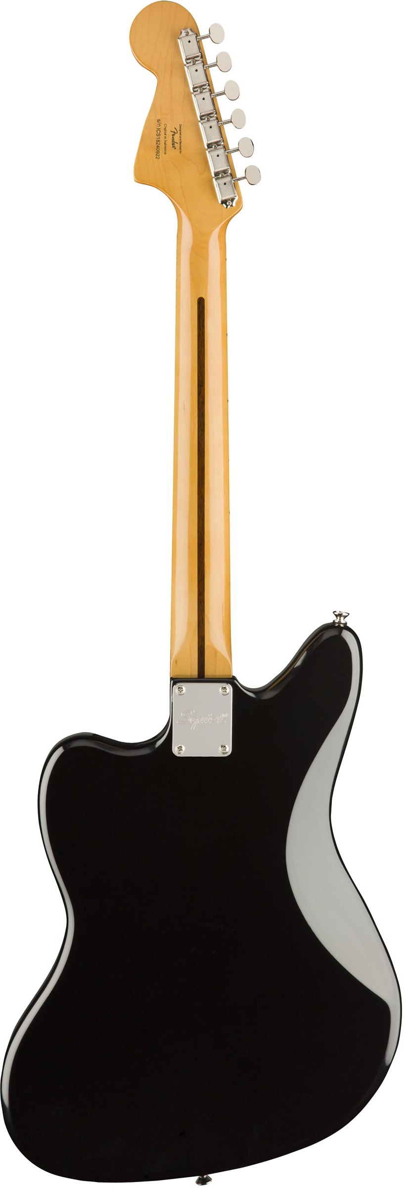 Электрогитара Squier Classic Vibe '70s Jaguar LRL Black — корпус и детали - фото 1