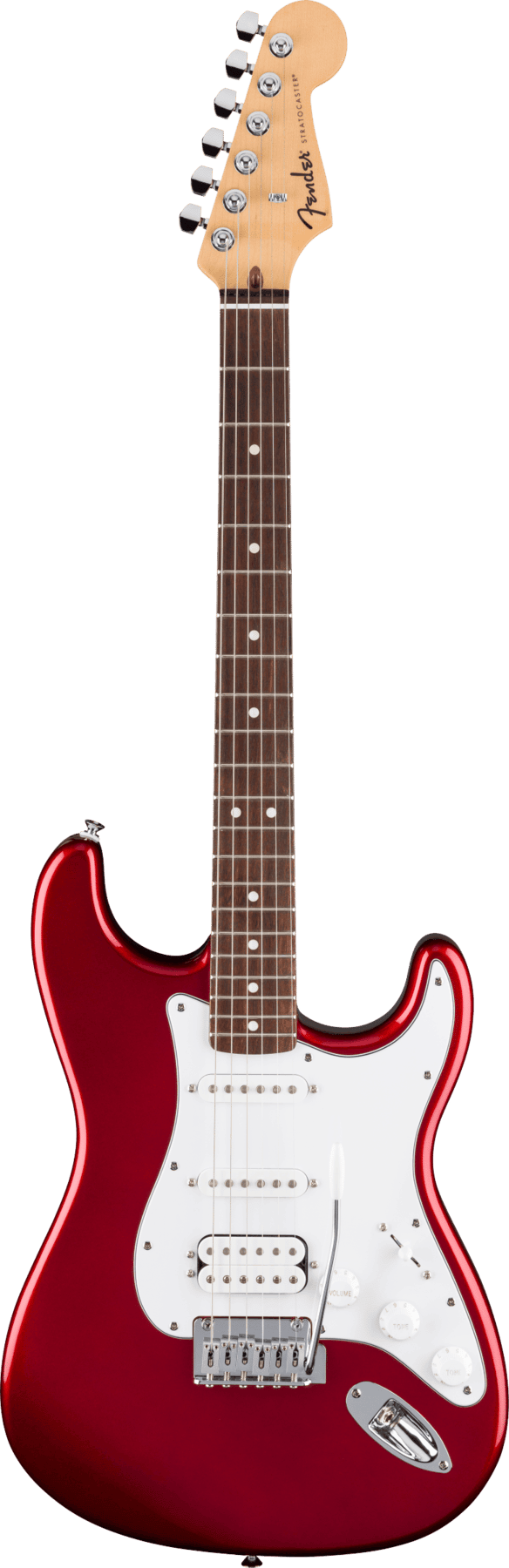 Электрогитара Fender Standard Stratocaster HSS LRL Candy Cola — корпус и детали