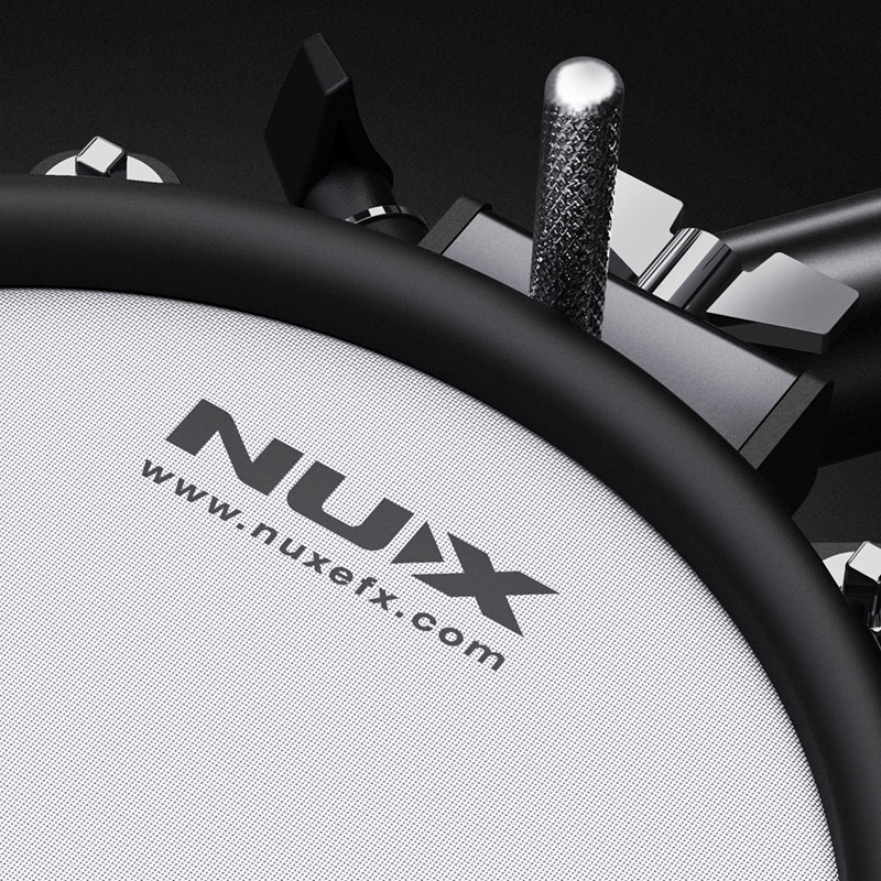 Электронные барабаны Nux DM-210 — модуль, сетчатые пэды и тарелки - фото 4