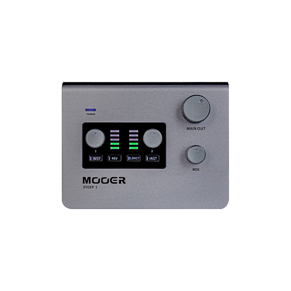 USB-аудиоинтерфейс Mooer MA50 STEEP I — разъёмы и органы управления