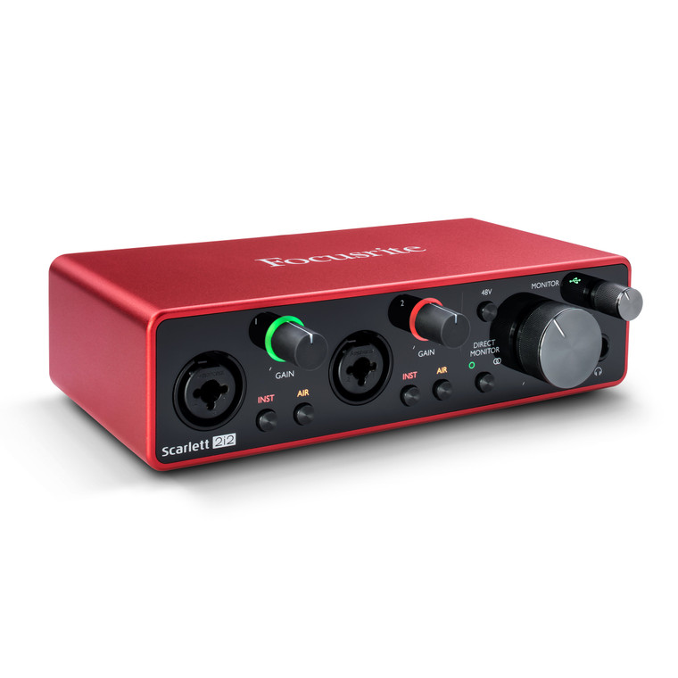 USB-аудиоинтерфейс Focusrite Scarlett 2i2 Studio — разъёмы и органы управления - фото 2