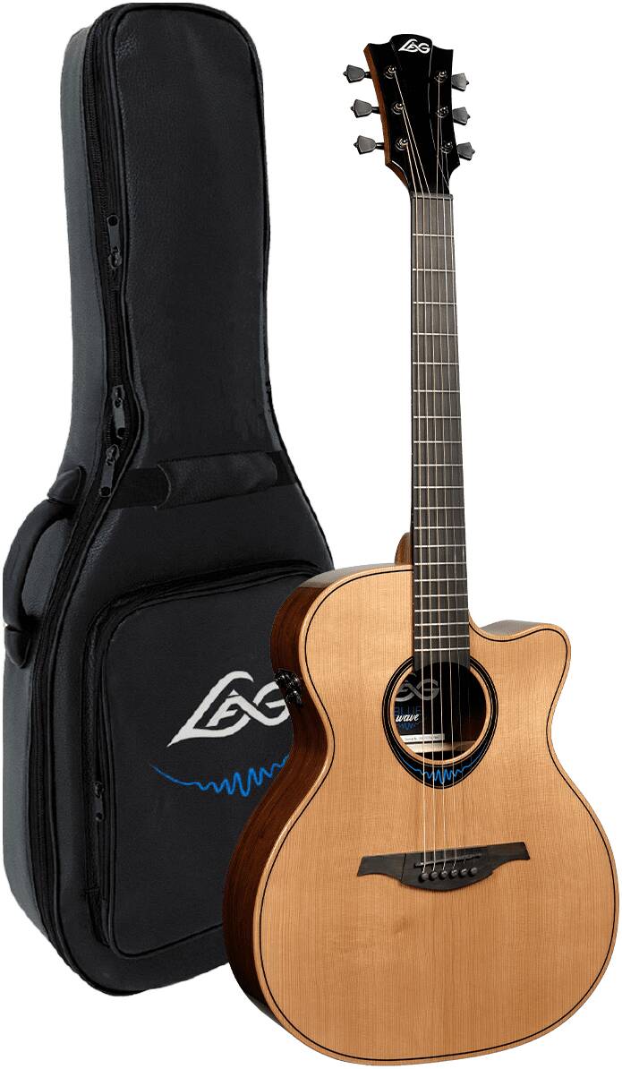 Электроакустическая гитара Lag Blue Wave ACE — корпус и детали