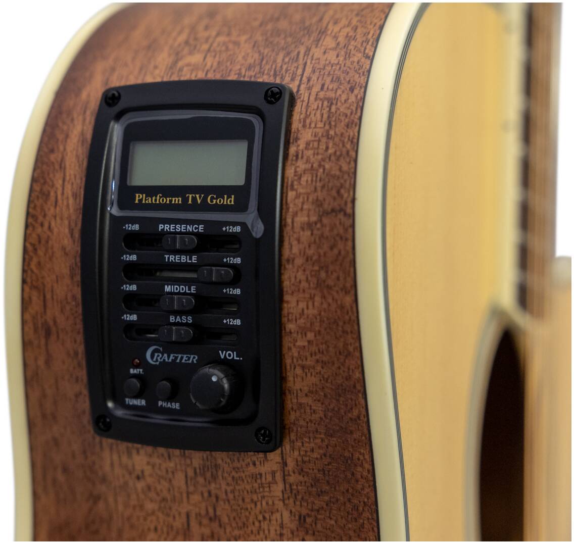 Электроакустическая гитара Crafter GAE-6 /NC — корпус и детали - фото 6