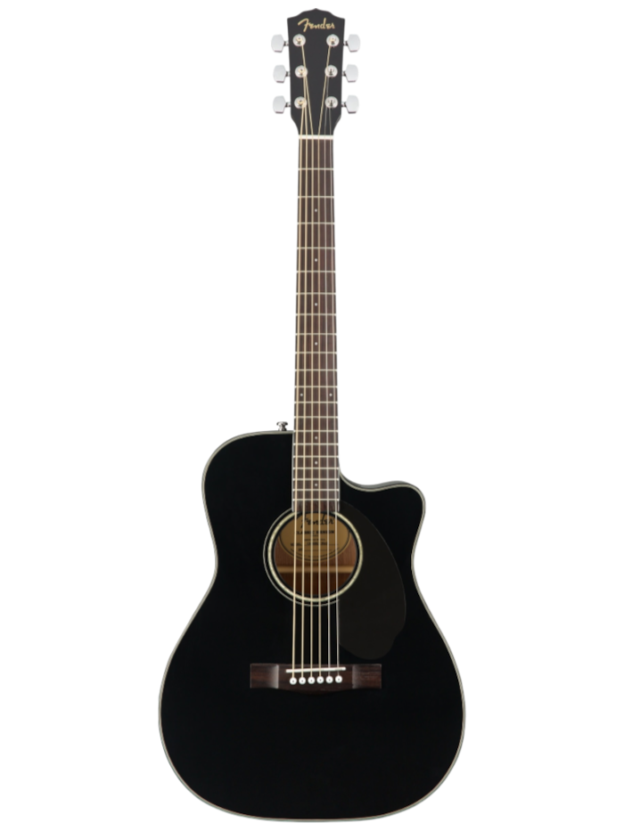 Электроакустическая гитара Fender CC-60SCE Black — общий вид