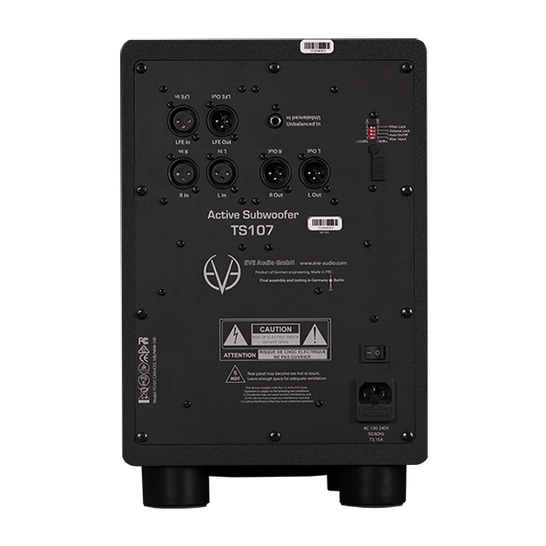 Сабвуфер EVE Audio TS107 — корпус и детали - фото 1