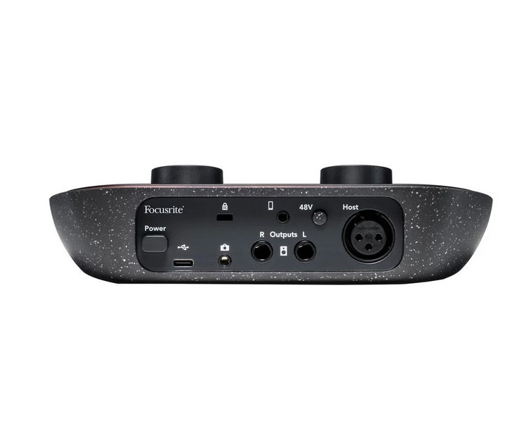 USB-аудиоинтерфейс Focusrite Vocaster One — разъёмы и органы управления - фото 1