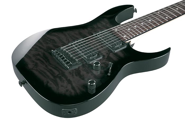 Электрогитара Ibanez GRG7221QA-TKS — корпус и детали - фото 1