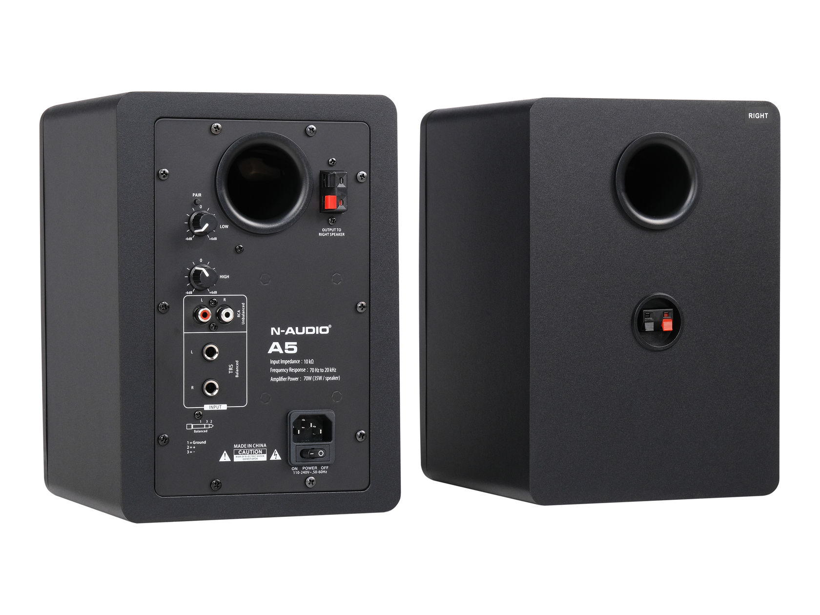 Студийные мониторы N-Audio A5 — корпус и детали - фото 3