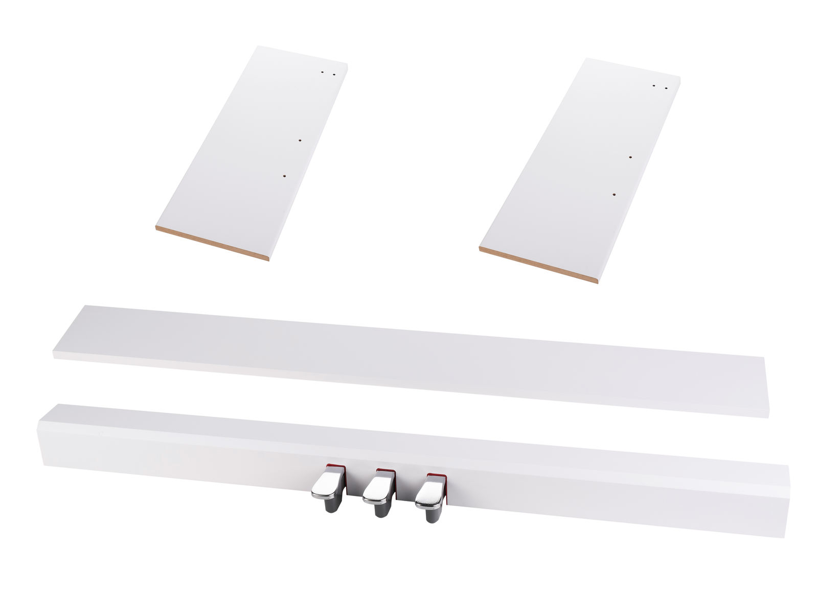 Стойка с тройной педалью Nux NPS-1 WH - фото 2