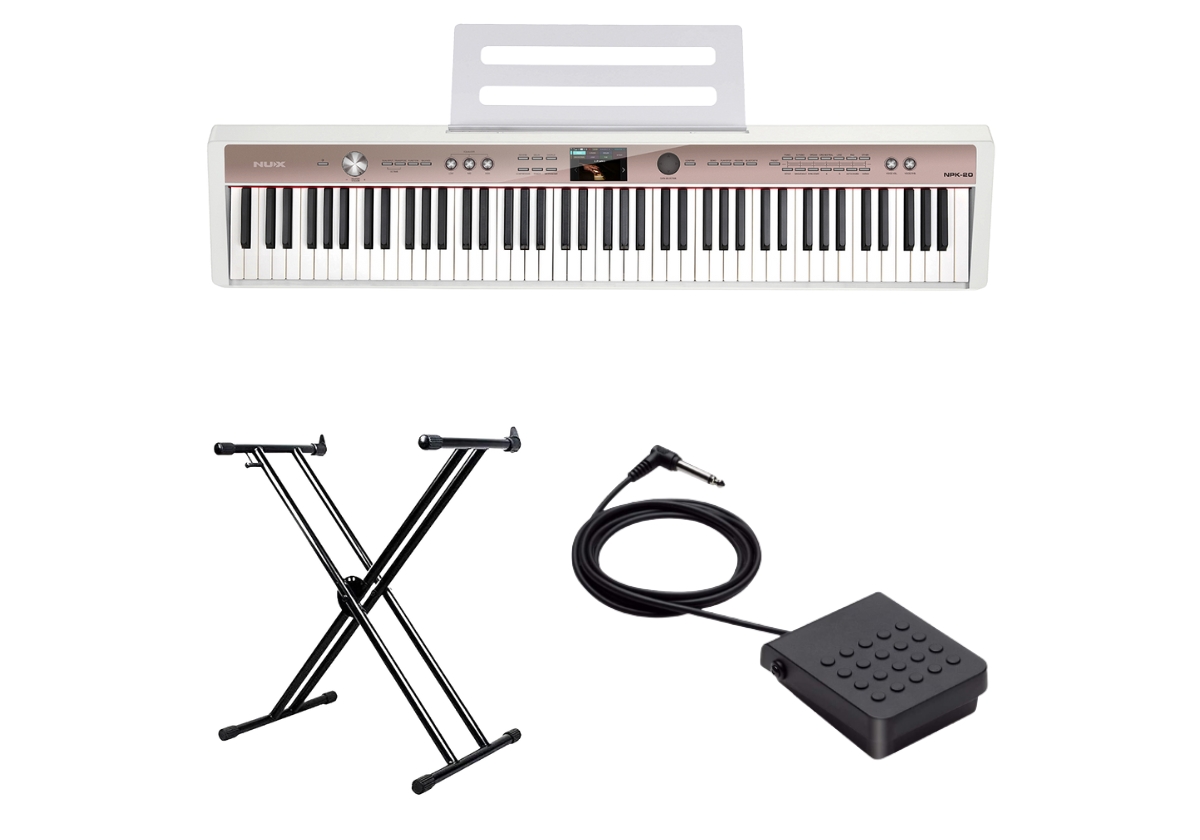 Аренда Nux NPK-20 WH, стойка и педаль в комплекте - Главное