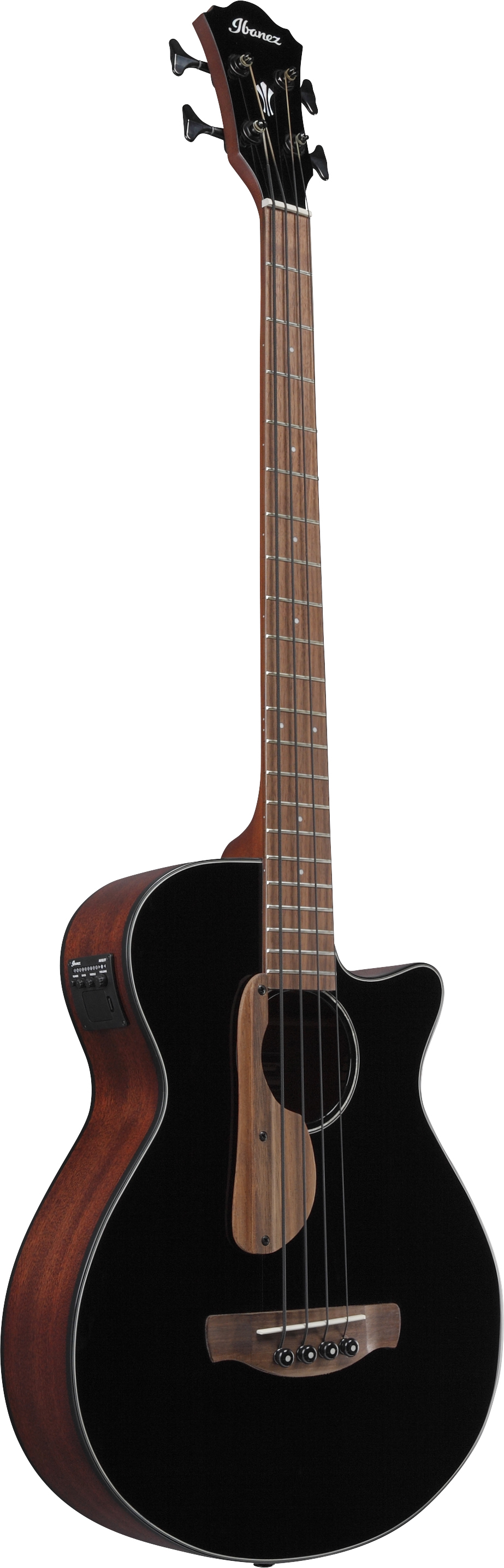 Электроакустическая бас-гитара Ibanez AEGB24E-BKH — корпус и детали - фото 1