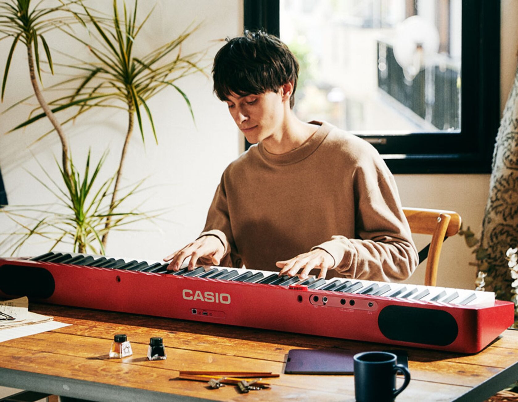 Цифровое пианино Casio Privia PX-S1100 RD - Главное