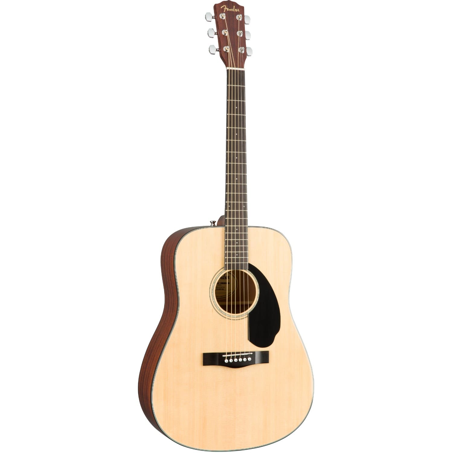 Акустическая гитара Fender CD-60S Natural — корпус и детали