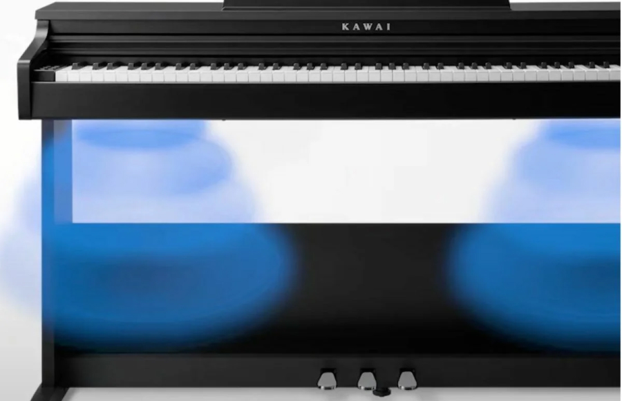 Схема распространения звука в Kawai KDP75