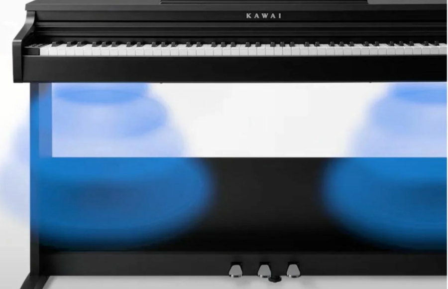 Схема распространения звука в Kawai KD120